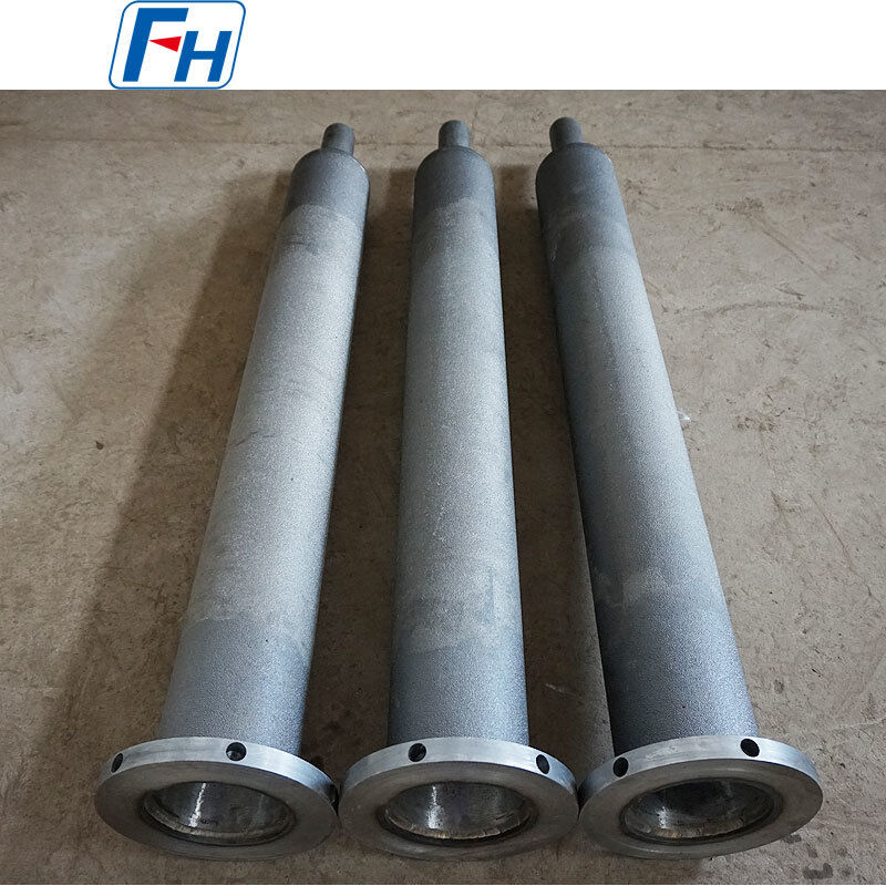 Paired Straight Gas Radiant Tubes 1.4848 Heat Resistant Steel 143×133mm Waste Heat Recovery