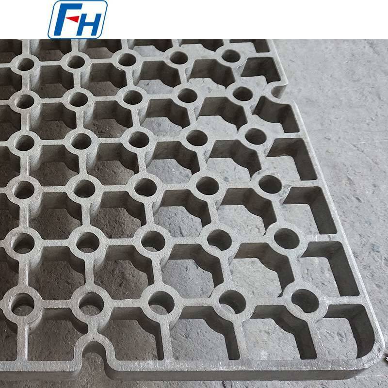 CrMnN Heat Treatment Trays Are Used in 1-ton Continuous Roller Furnaces Bottom Tray