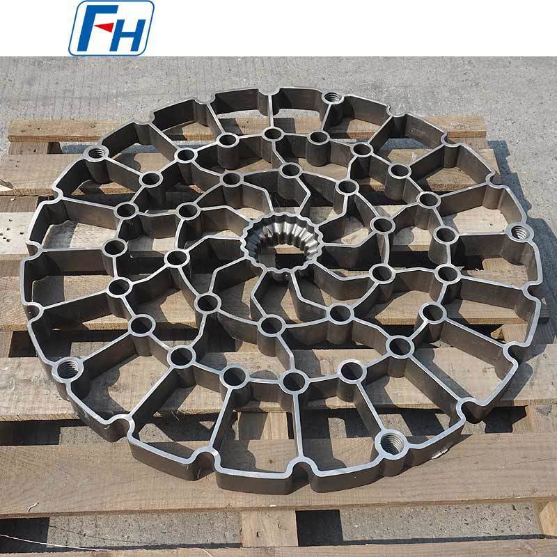 Prevent Furnace Bottom Collapse Reinforced 2.4879 Pit Furnace Base Tray For Extreme Conditions
