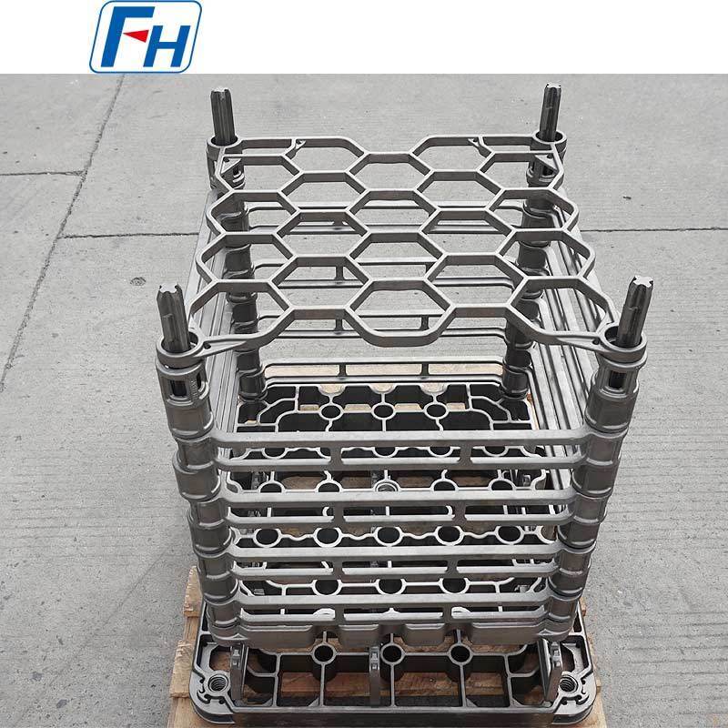 1.4859 HK Alloy High-Temperature Water-Cooled Pusher Tray Furnace Heat Treatment Fixtures