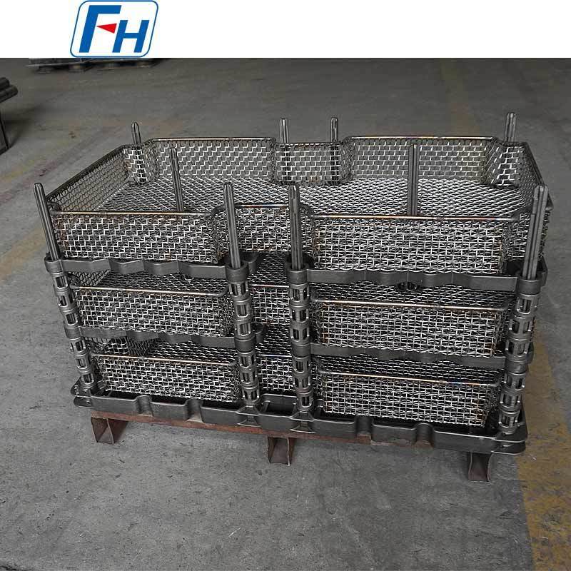 1.4848 High-temperature Resistant Three-layer Tray-type Multi-purpose Furnace Heat Treatment Fixtures