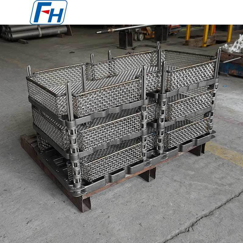1.4848 High-temperature Resistant Three-layer Tray-type Multi-purpose Furnace Heat Treatment Fixtures