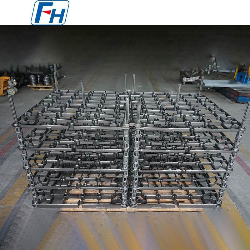 FH Cr25Ni20 Tray-type Heat Treatment Fixtures for 2.5t Nitriding Furnaces
