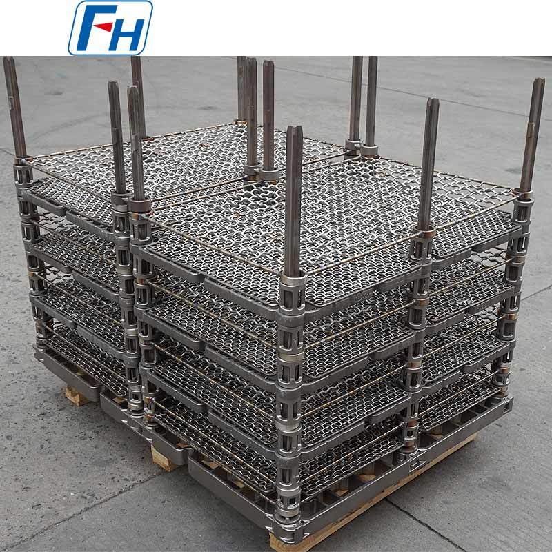 FH 2520 Alloy Mesh-Type Heat Treatment Fixtures for 1.5t Ipsen Industrial Furnaces