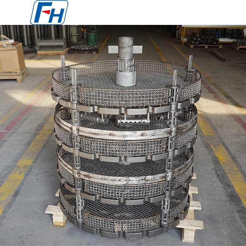 Heat Treatment Fixtures for Turbin Blades in Pit-Type Furnaces | FH®