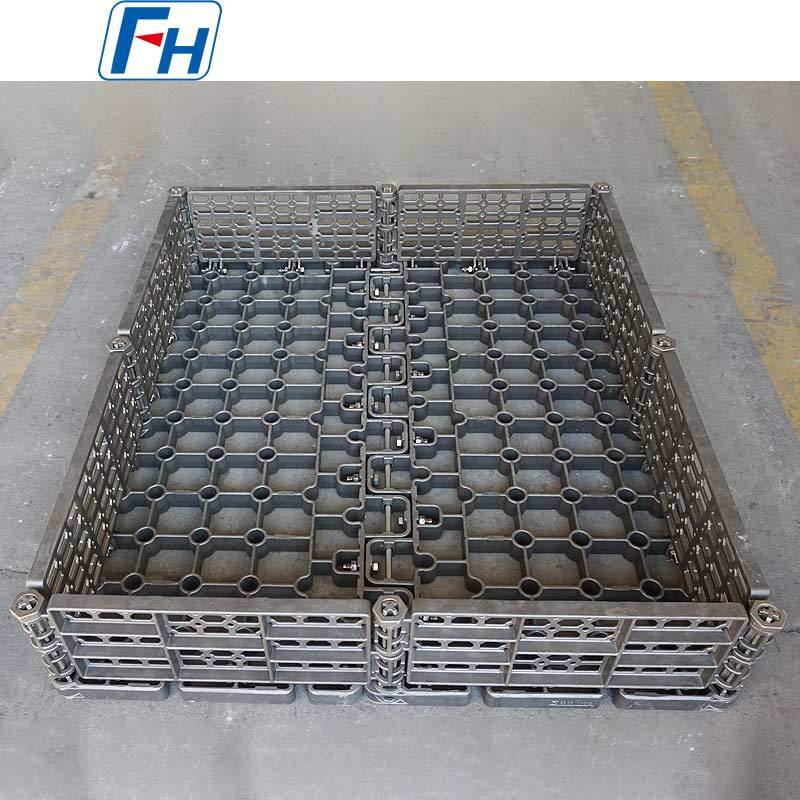 FH® Heat Treatment Charging Baskets for Roller Hearth Furnace, Oil Quenching at 980℃
