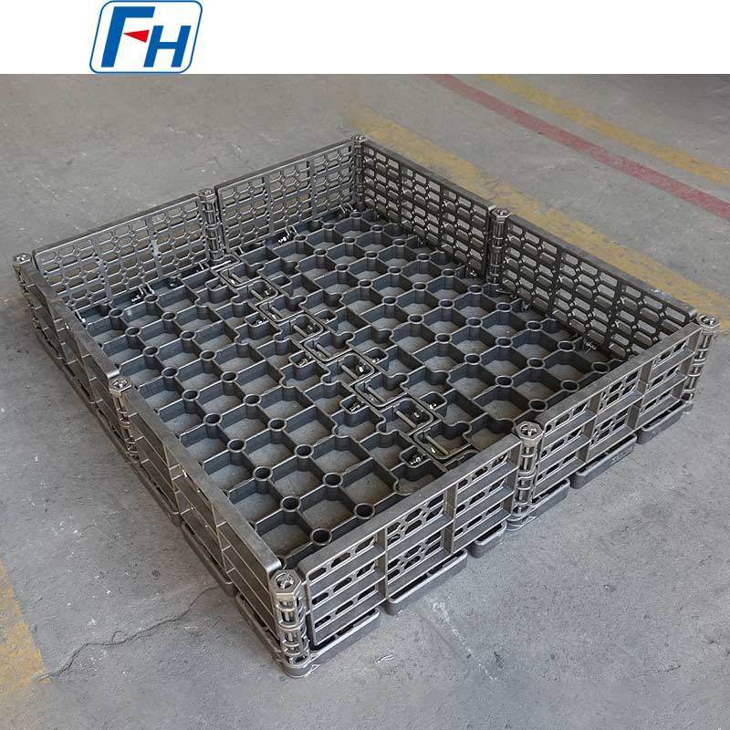 FH® Heat Treatment Charging Baskets for Roller Hearth Furnace, Oil Quenching at 980℃